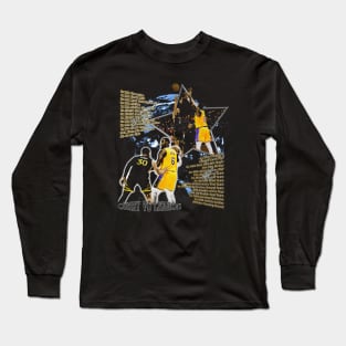 Stephen Curry Vs. LeBron James Stats Long Sleeve T-Shirt